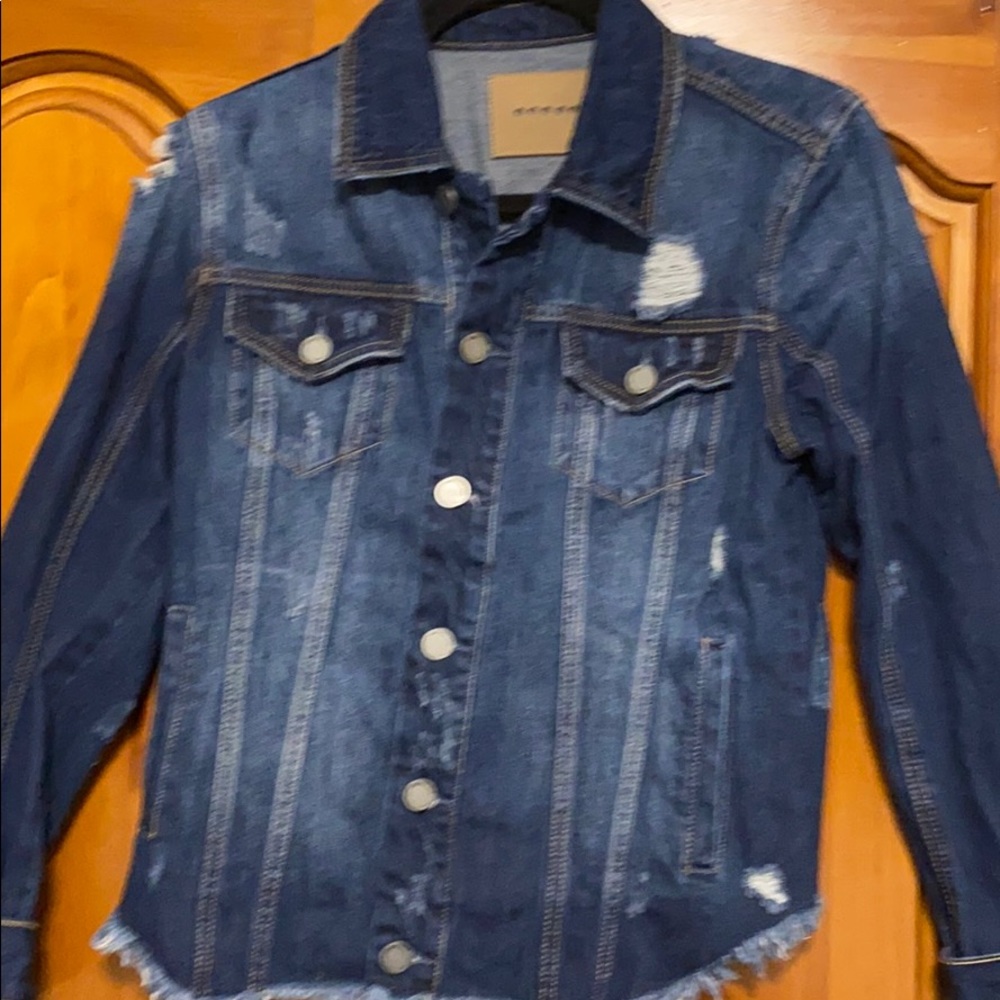 BLANKNYC  dark denim jacket new